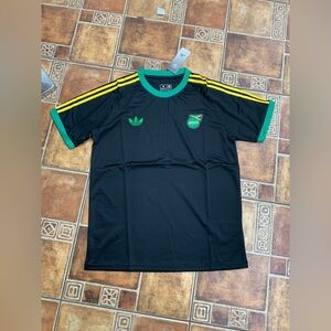Adidas originals Jamaica 2026 Classic 3 Stripes jersey size M